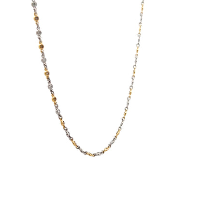 1.30 Fancy Yellow Diamonds By The Yard Necklace