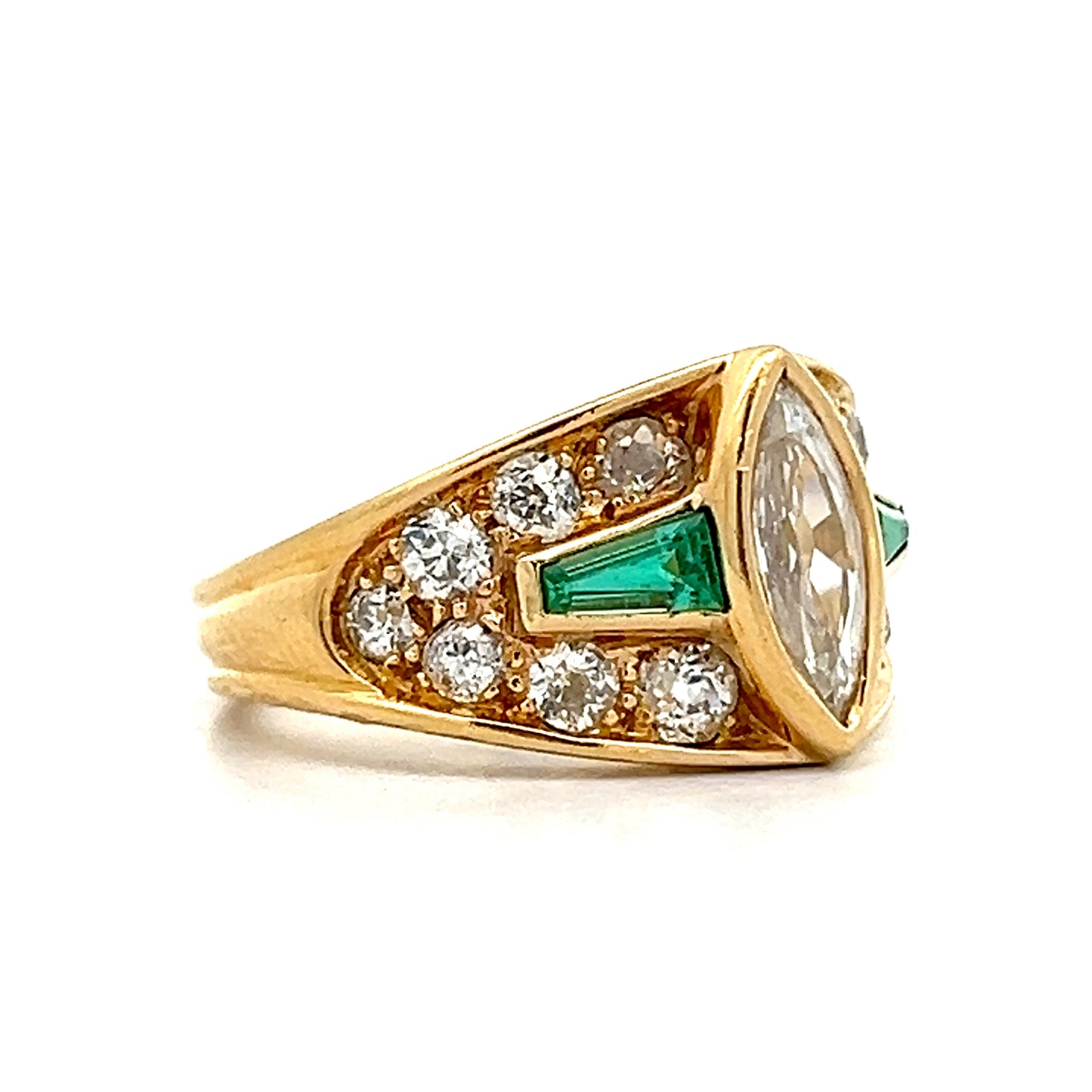 .95 Mouboussin Diamond Cocktail Ring in 18k