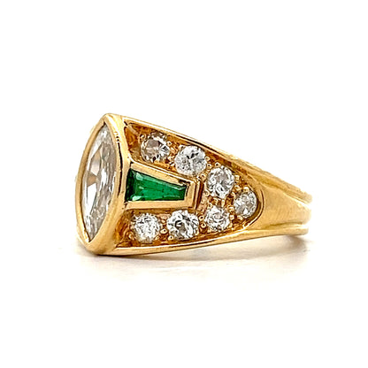 .95 Mouboussin Diamond Cocktail Ring in 18k