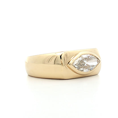 1.01 Chunky Marquise Diamond Right Hand Ring in 18k