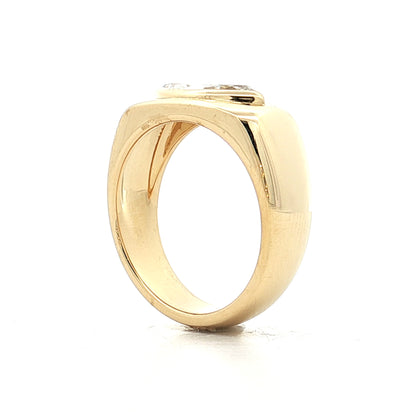 1.01 Chunky Marquise Diamond Right Hand Ring in 18k