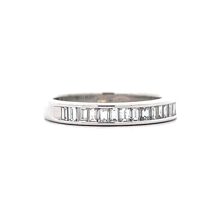 .95 Baguette Diamond Wedding Band in 14k