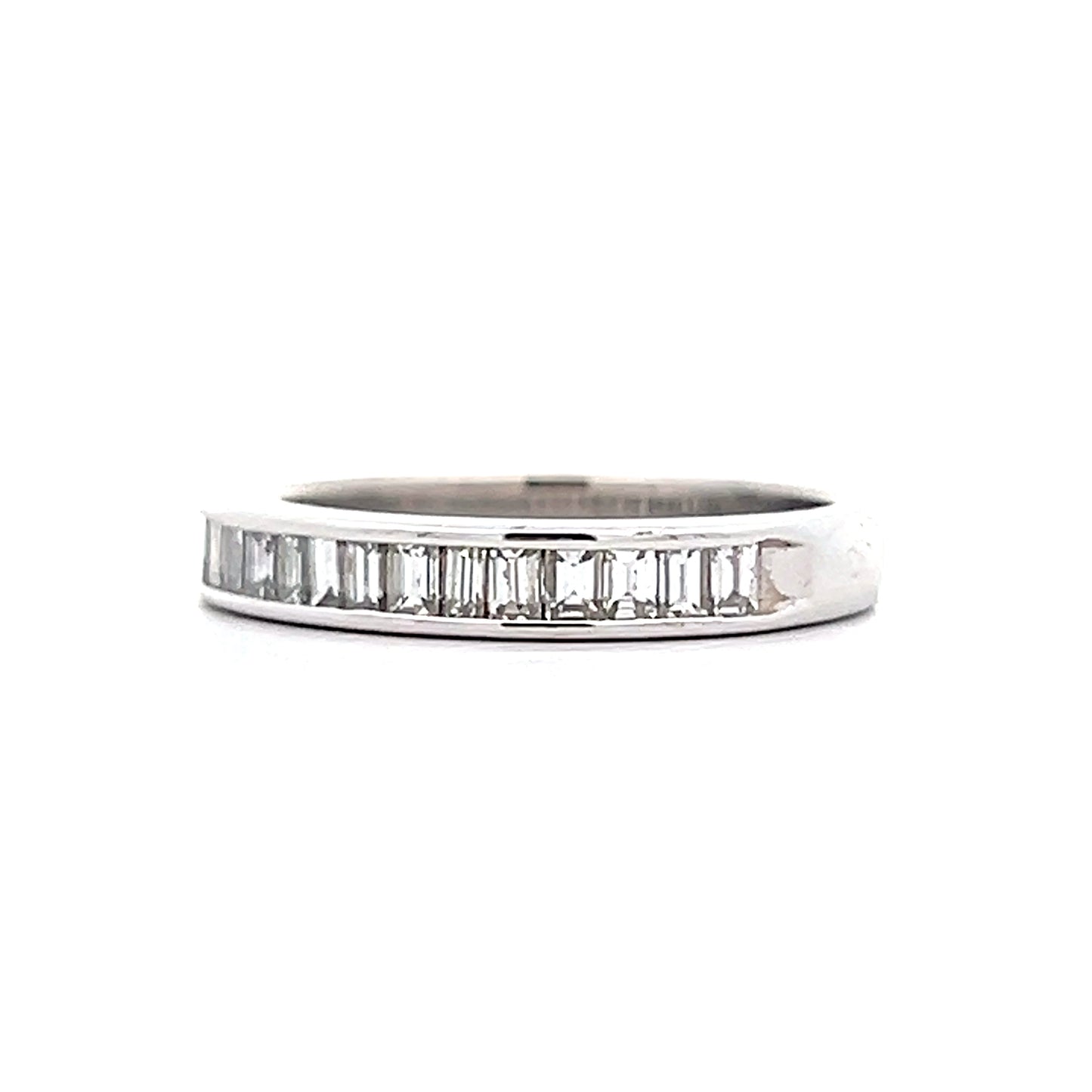 .95 Baguette Diamond Wedding Band in 14k