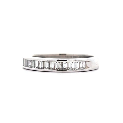.95 Baguette Diamond Wedding Band in 14k
