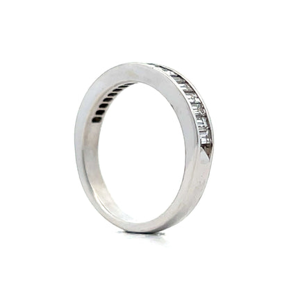 .95 Baguette Diamond Wedding Band in 14k