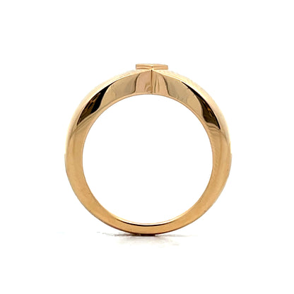 .15 Cartier Triandre Diamond Stacking Ring in 18k