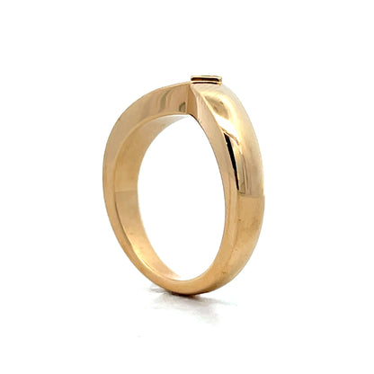 .15 Cartier Triandre Diamond Stacking Ring in 18k
