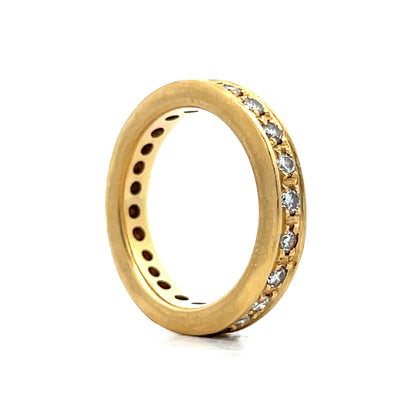 .96 Round Diamond Eternity Wedding Band in 18k