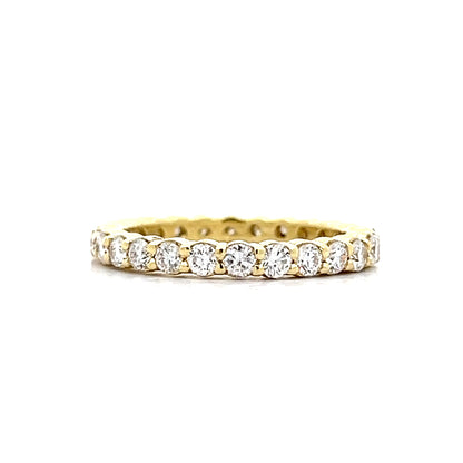 .91 Round Diamond Eternity Wedding Band in 18k