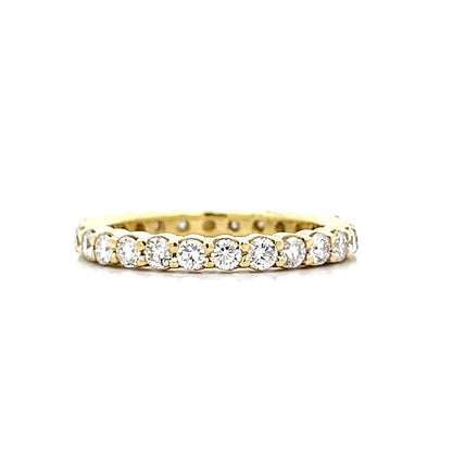 .91 Round Diamond Eternity Wedding Band in 18k