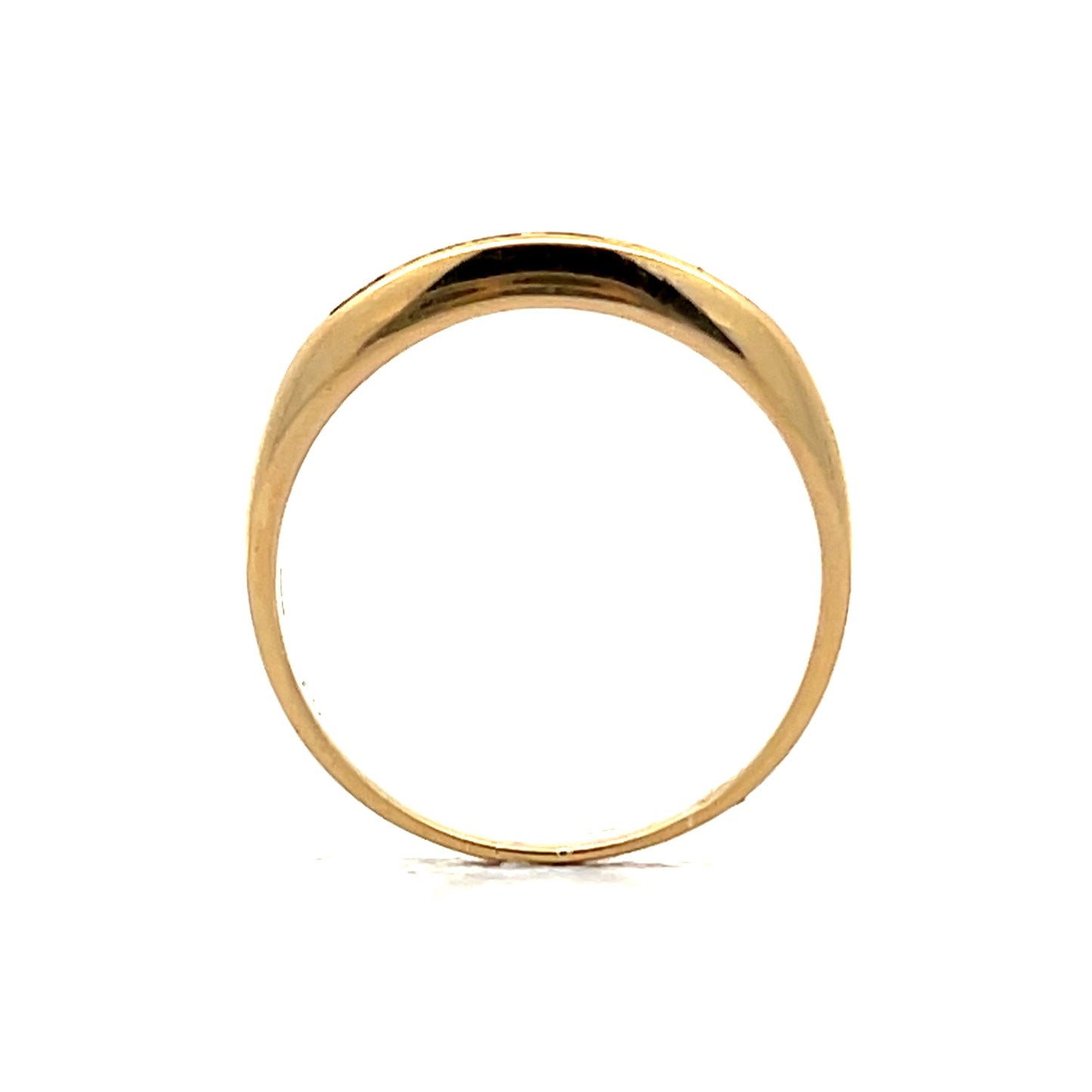 .39 Baguette Diamond Wedding Band in 18k Yellow Gold