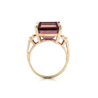 17.25 Vintage Ametrine Cocktail Ring 14k Yellow Gold