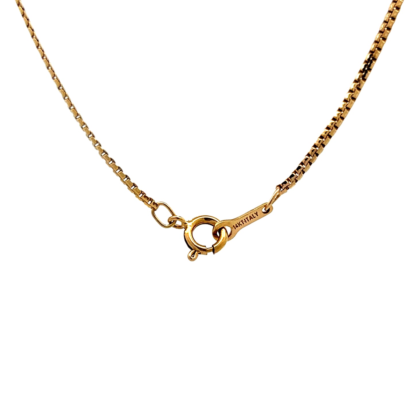 1.55 Garnet Bar Pendant Necklace in 14k Yellow Gold