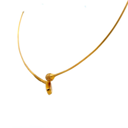 1980s Golf Club Collar Necklace in 18k Yellow Gold