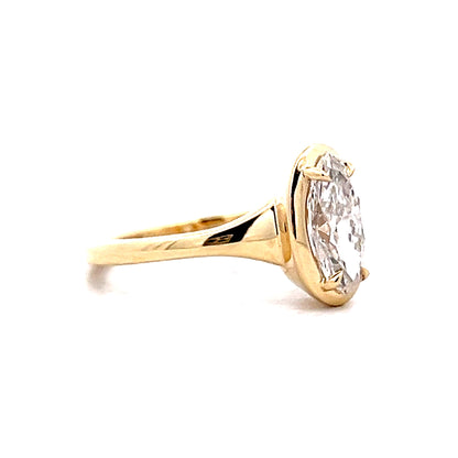 1.09 Marquise Diamond Engagement Ring in 14k