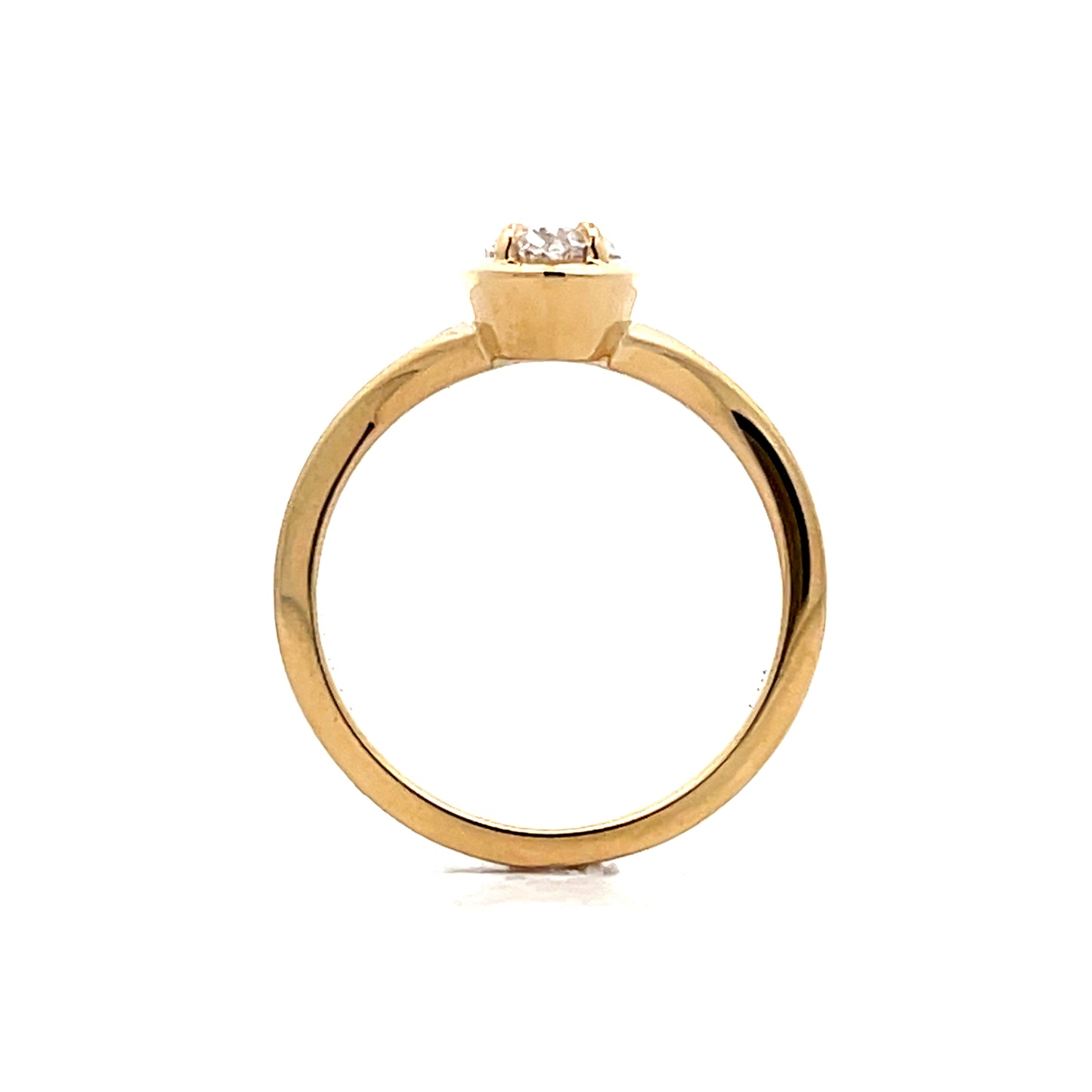 1.09 Marquise Diamond Engagement Ring in 14k