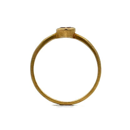 .37 Fancy Light Brown Diamond Engagement Ring 18k