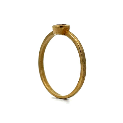 .37 Fancy Light Brown Diamond Engagement Ring 18k