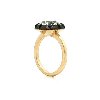 4.81 Old European Diamond Engagement Ring 18k