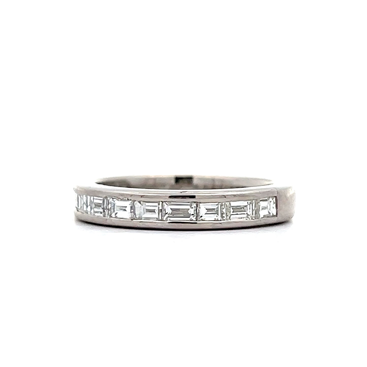 1.07 Baguette Diamond Wedding Band in Platinum