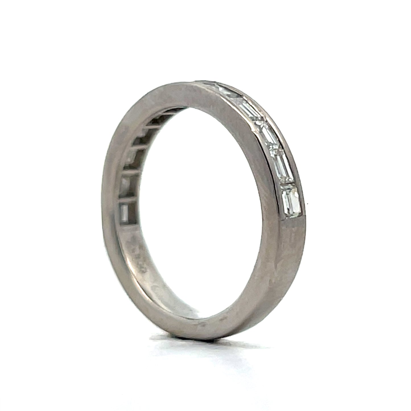 1.07 Baguette Diamond Wedding Band in Platinum