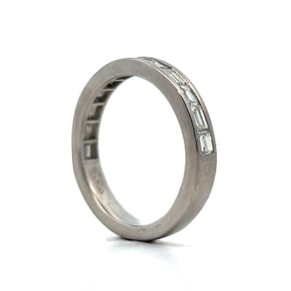 1.07 Baguette Diamond Wedding Band in Platinum