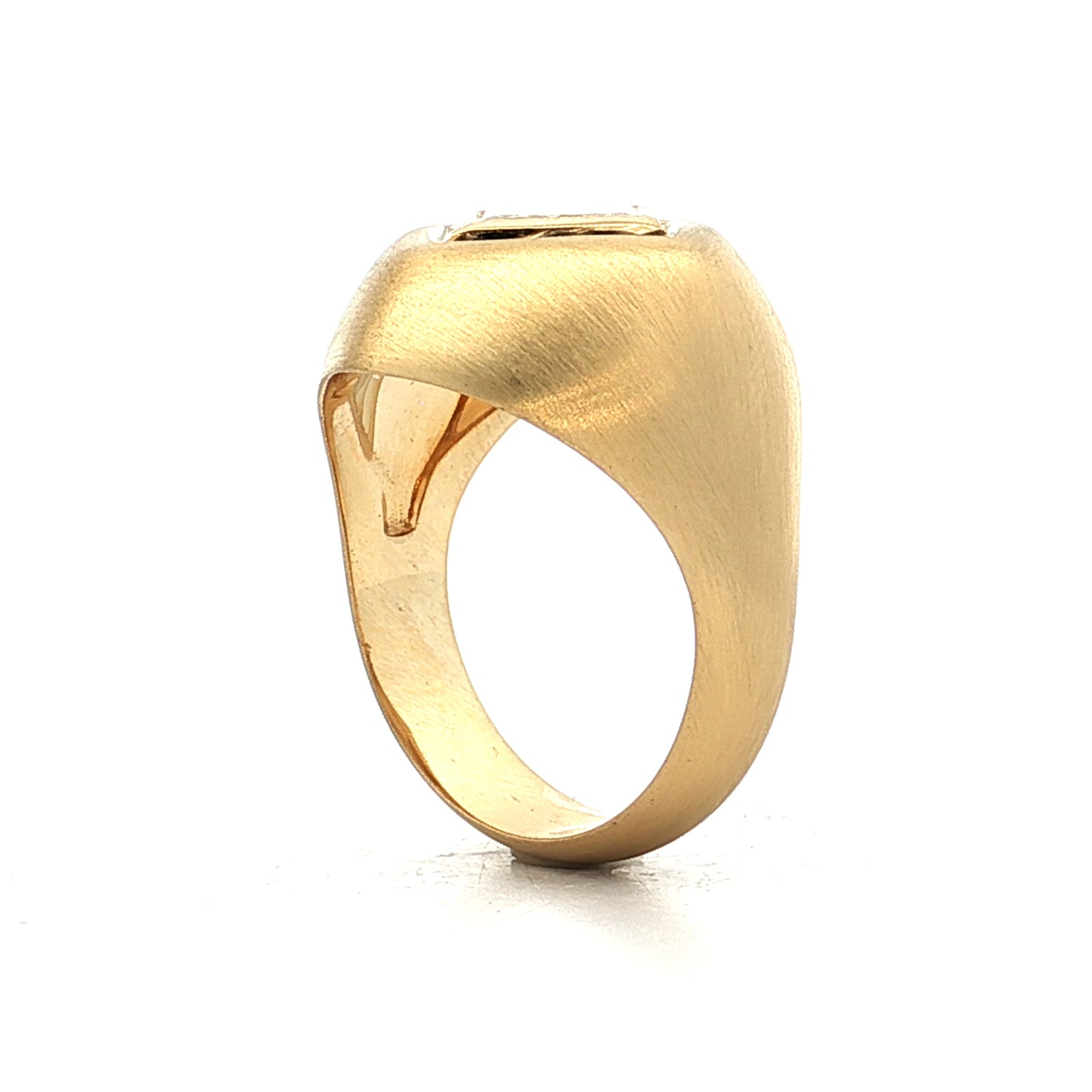 1.25 Princess Diamond Cocktail Ring 18k Yellow Gold