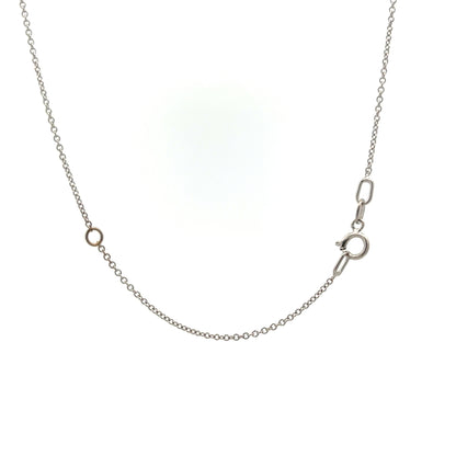 .30 Pear Rose Diamond Pendant Necklace in 14k