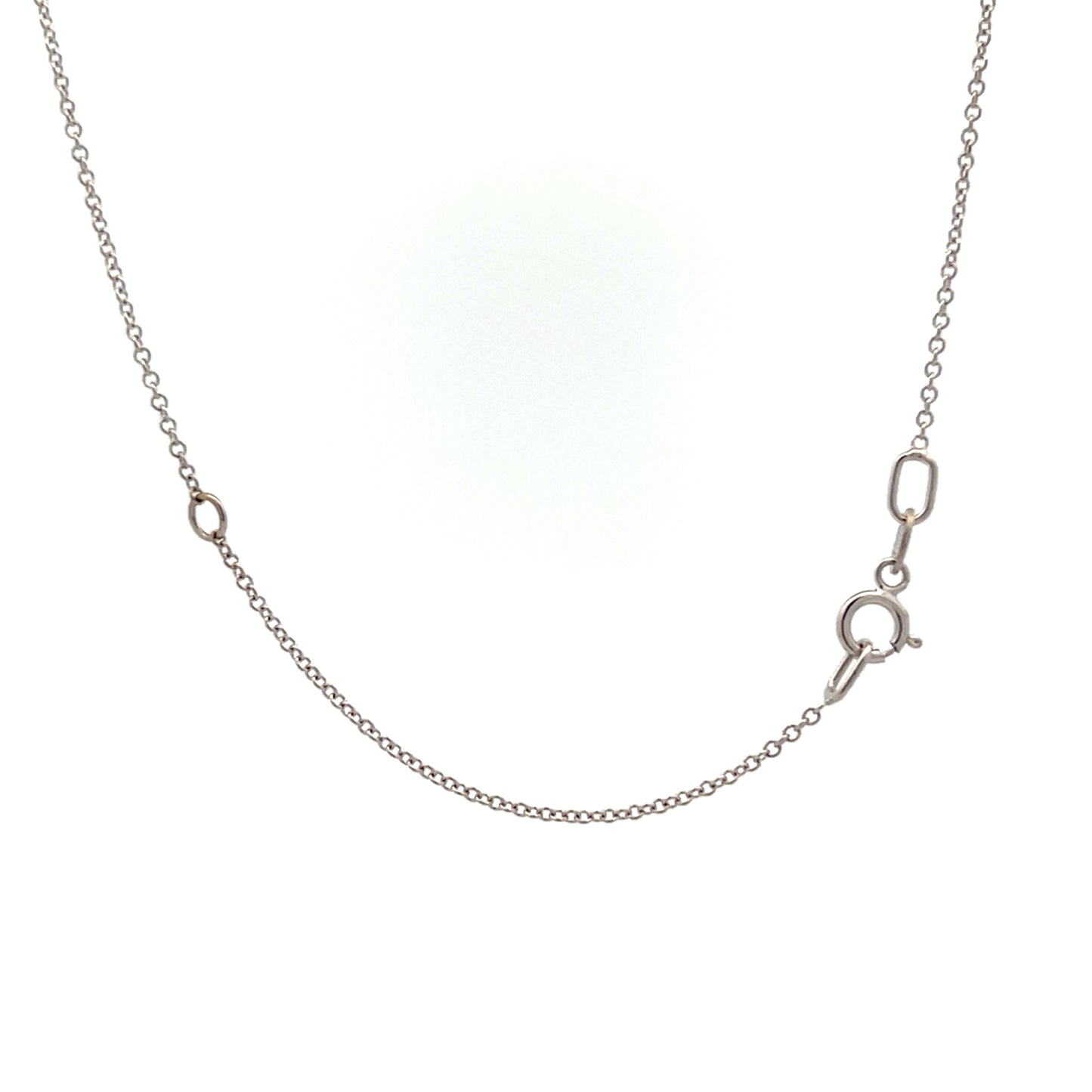 .27 Pear Rose Cut Diamond Pendant Necklace 14k