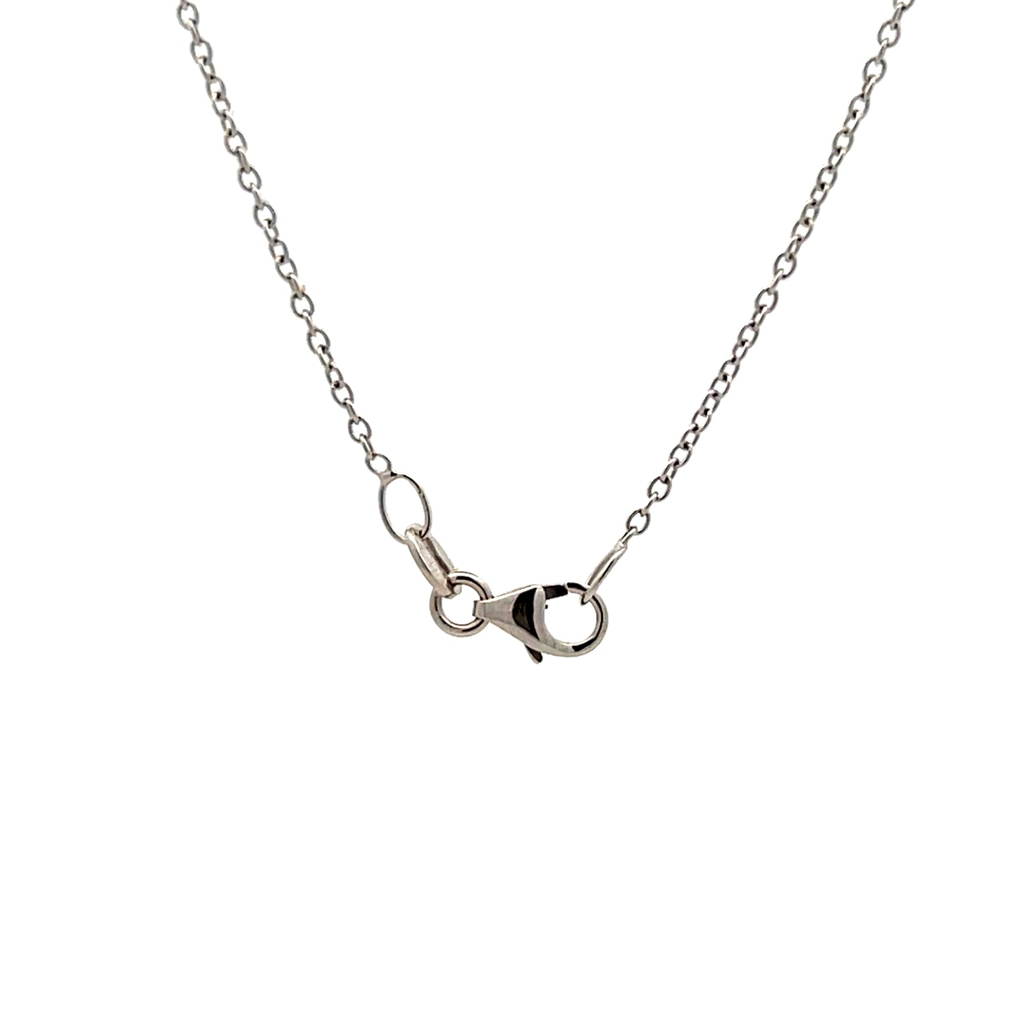 .89 Sapphire & Diamond Pendant Necklace in 14k