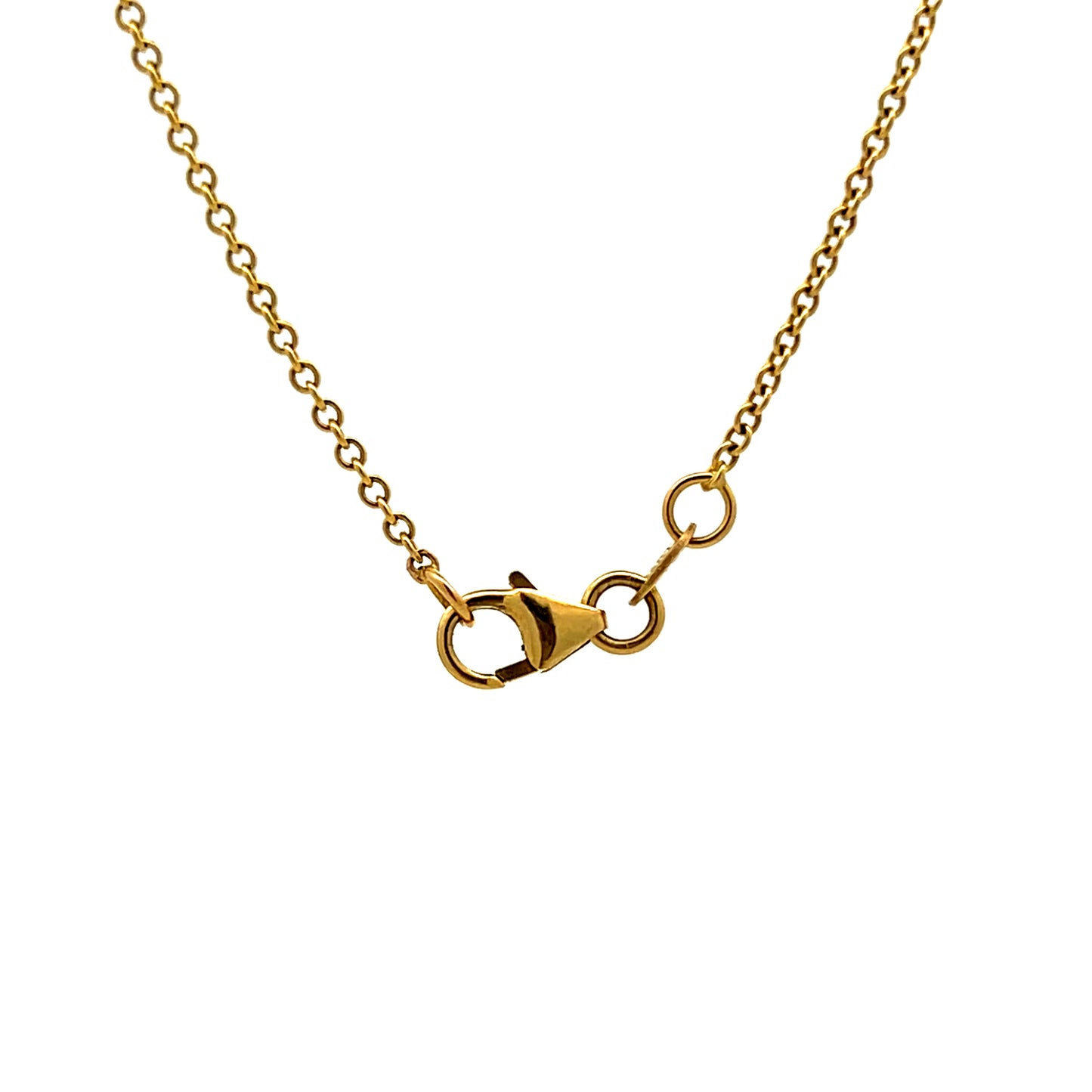 .81 Diamond Bar Pendant Necklace in 14k