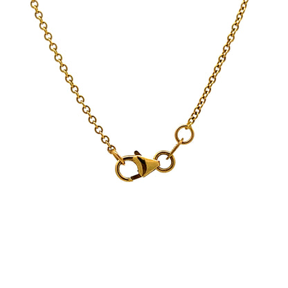 .81 Diamond Bar Pendant Necklace in 14k