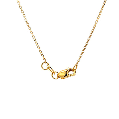 .72 Bezel Set Diamond Pendant Necklace in 14k