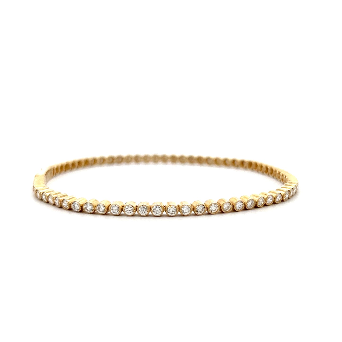2.20 Bezel Diamond Tennis Bracelet in 14k