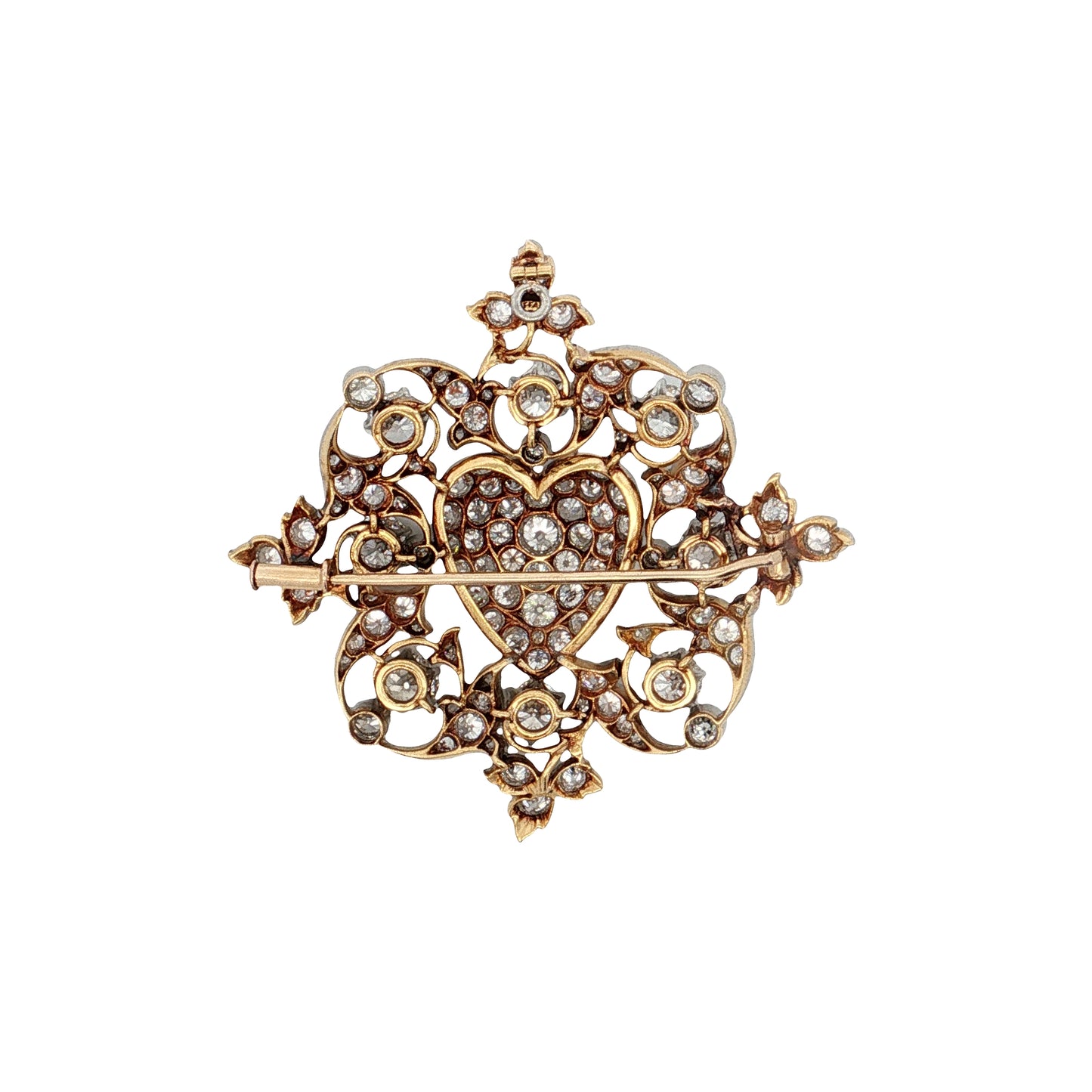 11.69 Antique Edwardian Tiffany & Co Heart Brooch/Pendant