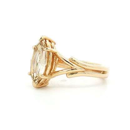 1.53 Marquise Step Cut Diamond Engagement Ring 14