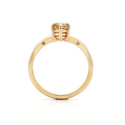 1.53 Marquise Step Cut Diamond Engagement Ring 14