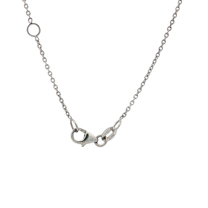 1.50 Baguette Diamond Horseshoe Pendant 18k