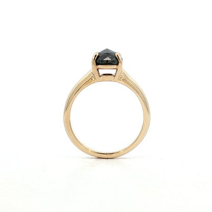 .55 Cabochon Turquoise Huggie Hoop Earrings in 14k