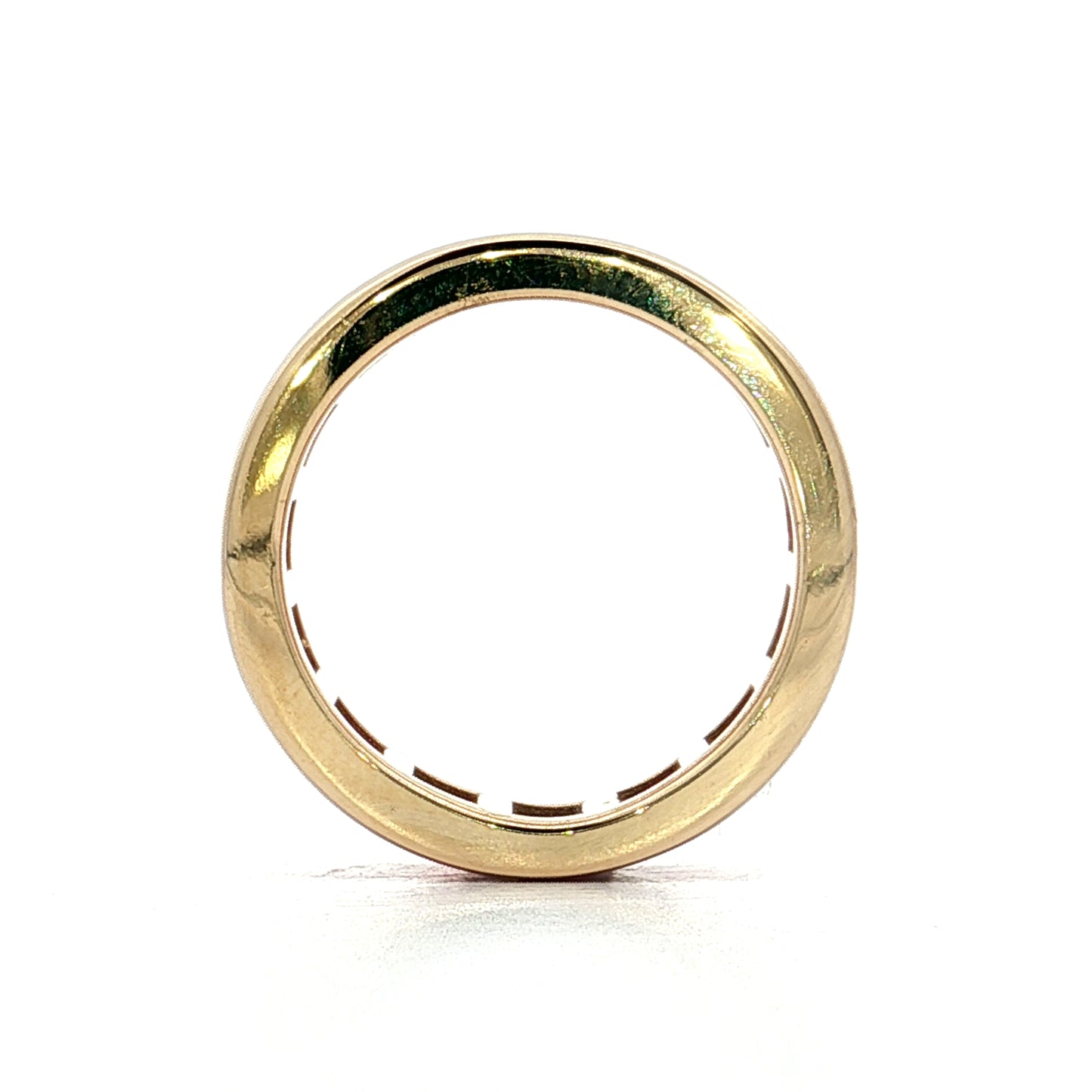 Diamond & Ruby Eternity Band in 14k Yellow Gold