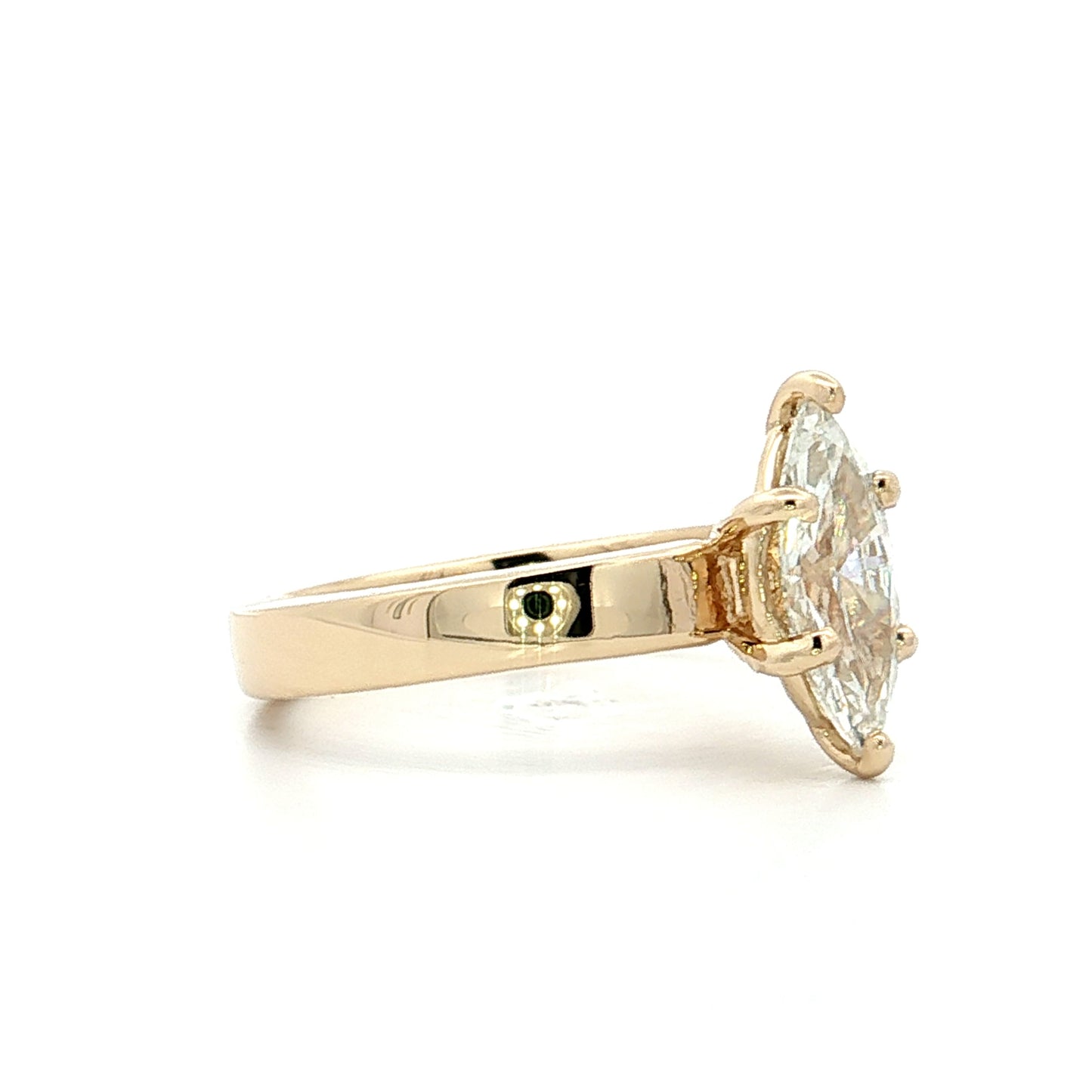 1.14 Marquise Diamond Engagement Ring 14k Yellow Gold