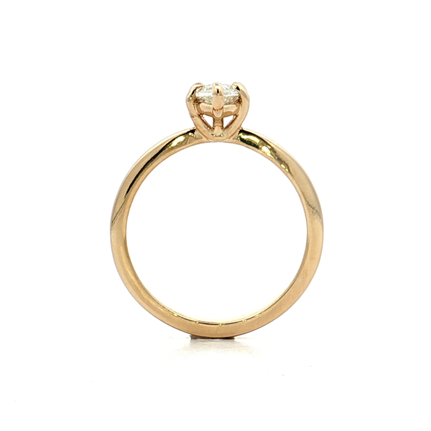 1.14 Marquise Diamond Engagement Ring 14k Yellow Gold