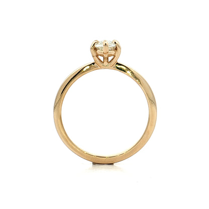 1.14 Marquise Diamond Engagement Ring 14k Yellow Gold