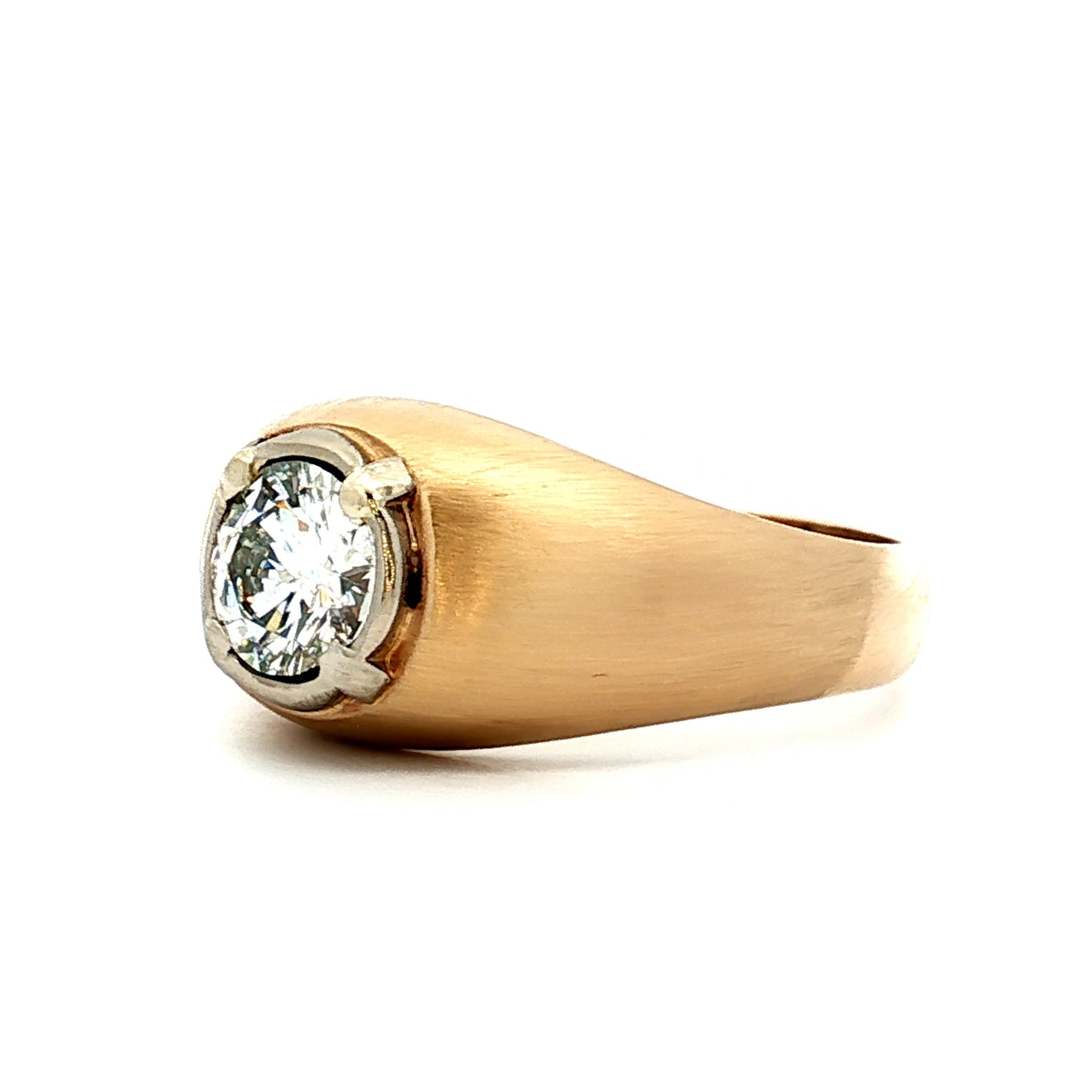 1.24 Vintage Mid-Century Diamond Engagement Ring 14k