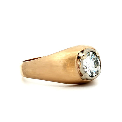 1.24 Vintage Mid-Century Diamond Engagement Ring 14k