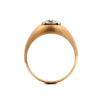 1.24 Vintage Mid-Century Diamond Engagement Ring 14k