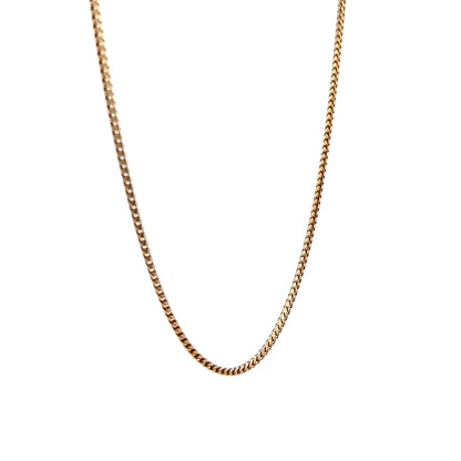 17" Snake Chain Necklace in 14k Yellow Gold