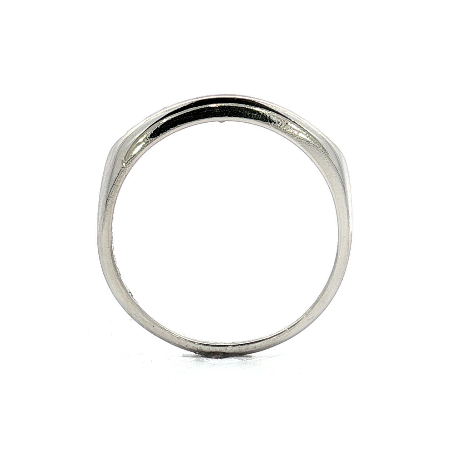 .84 Vintage Diamond Engagement Ring & Band in Platinum