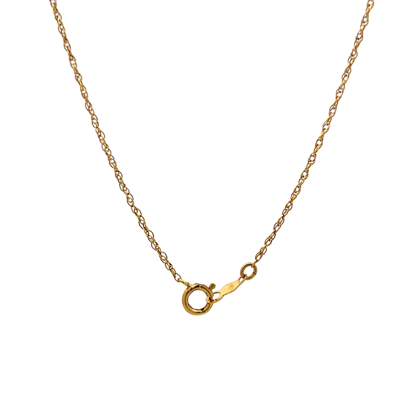 18" Singapore Chain Necklace in 14k Yellow Gold