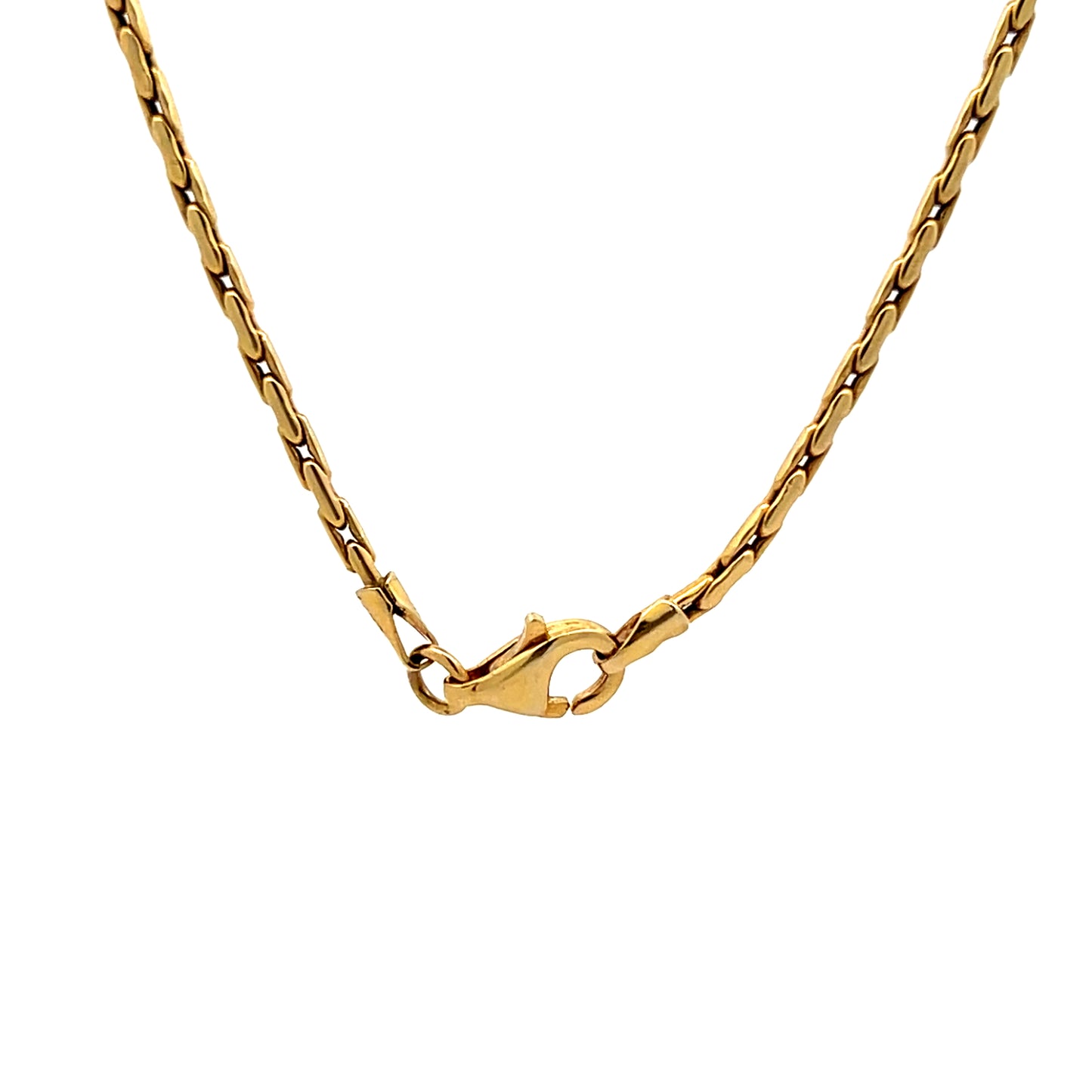 18 Inch Forzentina Chain Necklace in 14k Yellow Gold